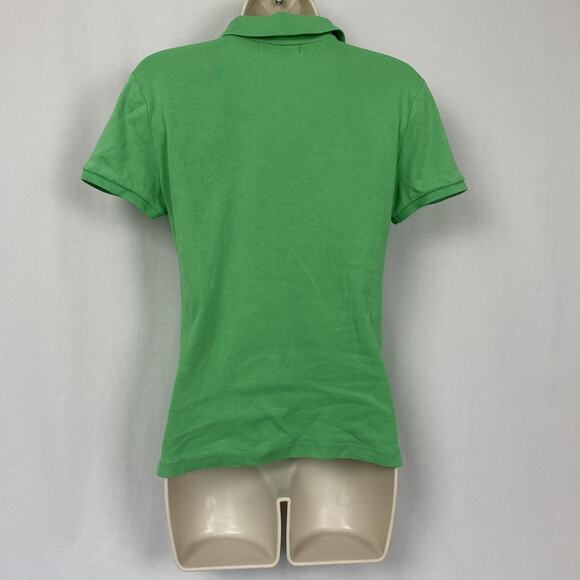 Ralph Lauren Polo Shirt Womens Small Kelly Green Crest Logo Old Money Preppy - Picture 4 of 9